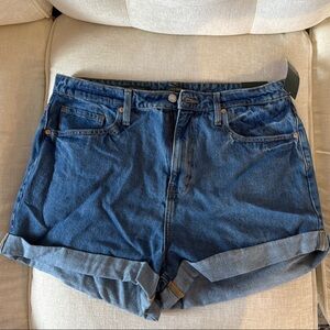 Blue Denim Shorts